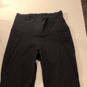 Black Reebok leggings with pocket
